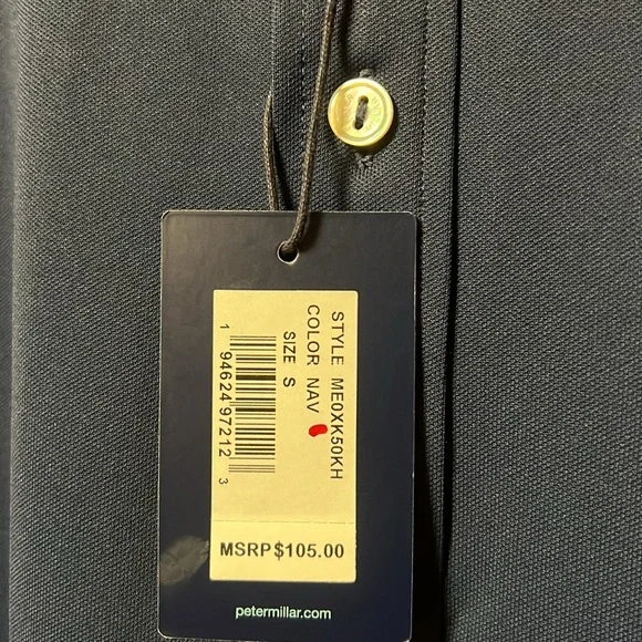 Brand New Peter Millar Crown Crafted Royal Blue Stretch Comfort Golf ⛳ Polo 👕! - Picture 11 of 13